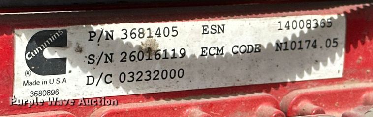 image for item DG4494 2001 Western Star 4964FX semi truck