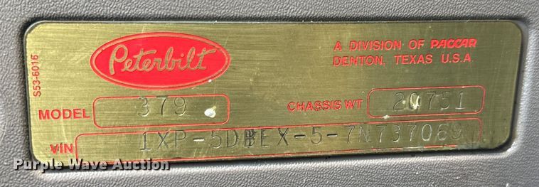 image for item DP6681 2007 Peterbilt 379 semi truck