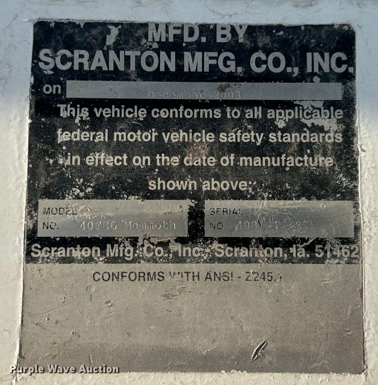 image for item DP6687 2004 Mack MR688S refuse truck