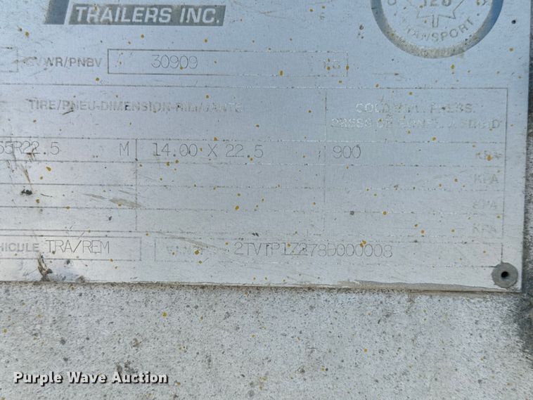 image for item DP6688 2008 Titan Trailers refuse trailer