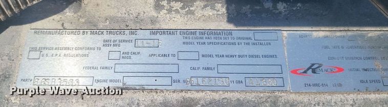 image for item DP6692 (2) Mack E7-350 engines 