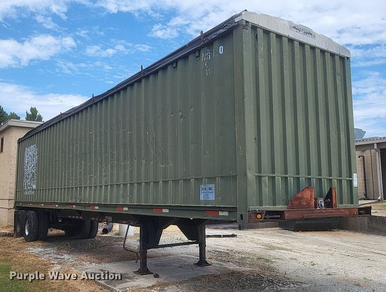 image for item DR4972 1958 Fruehauf  refuse trailer 