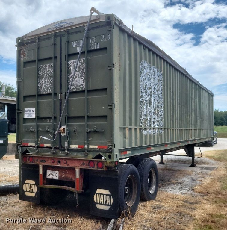 image for item DR4972 1958 Fruehauf  refuse trailer 