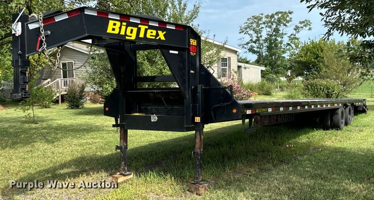 image for item DX1087 2021 BigTex  22GN HD equipment trailer