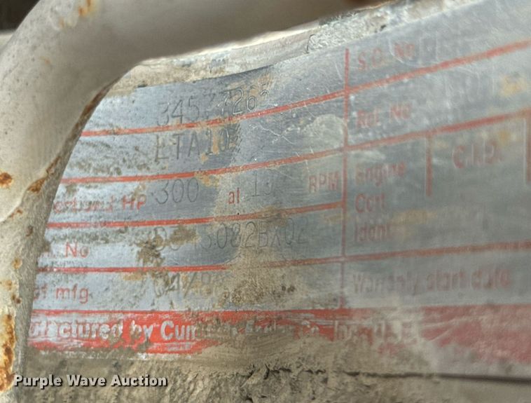 image for item DX1138 Cummins engine