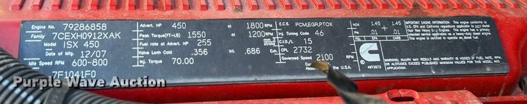 image for item EG0931 2009 International  9200i semi truck