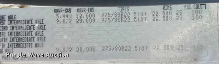 image for item EG0944 1999 Freightliner  FL112 semi truck