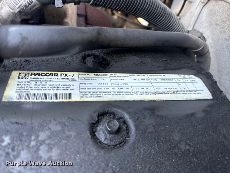 image for item EH6991 2014 Kenworth T370 refrigerated delivery truck