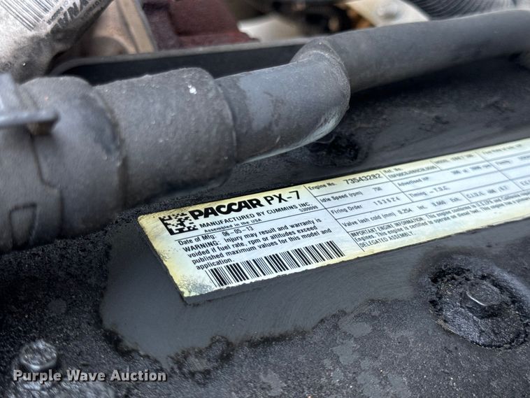 image for item EH6991 2014 Kenworth T370 refrigerated delivery truck