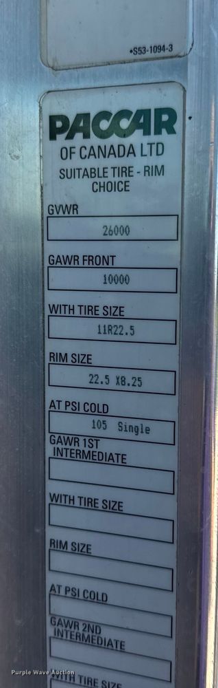 image for item EH6991 2014 Kenworth T370 refrigerated delivery truck