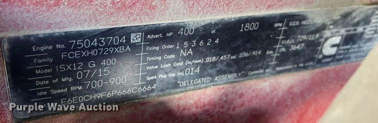 image for item EJ2865 2016 Kenworth  T680 semi truck