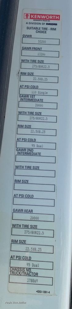 image for item EJ2866 2020 Kenworth T880 semi truck