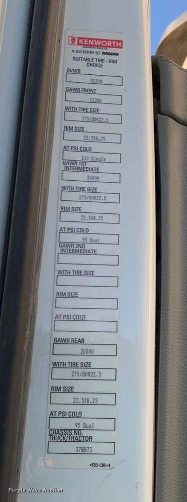 image for item EJ2874 2020 Kenworth  T880 semi truck