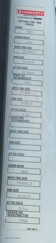 image for item EJ2876 2020 Kenworth  T880 semi truck