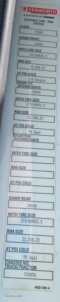 image for item EJ2877 2020 Kenworth  T880 semi truck