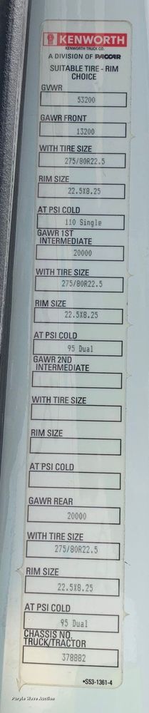 image for item EJ2880 2020 Kenworth  T880 semi truck