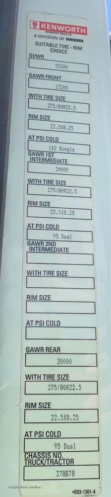 image for item EJ2884 2020 Kenworth  T880 semi truck