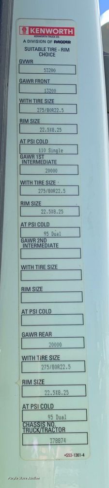 image for item EJ2889 2020 Kenworth  T880 semi truck