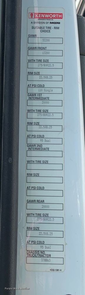 image for item EJ2892 2020 Kenworth T880 semi truck