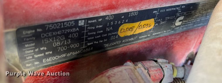 image for item EJ2896 2016 Kenworth  T880 semi truck