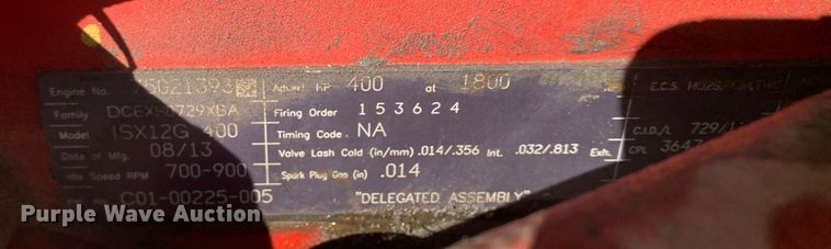 image for item EJ2903 2016 Kenworth  T880 semi truck