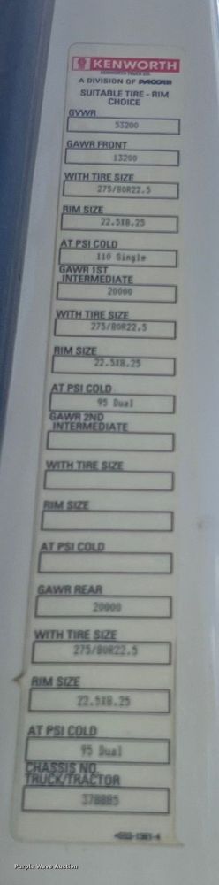 image for item EJ2905 2020 Kenworth T880 semi truck