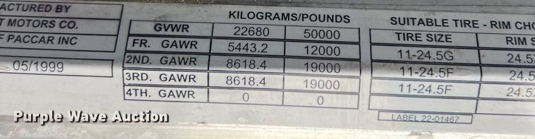 image for item EJ2930 2000 Peterbilt  377 semi truck