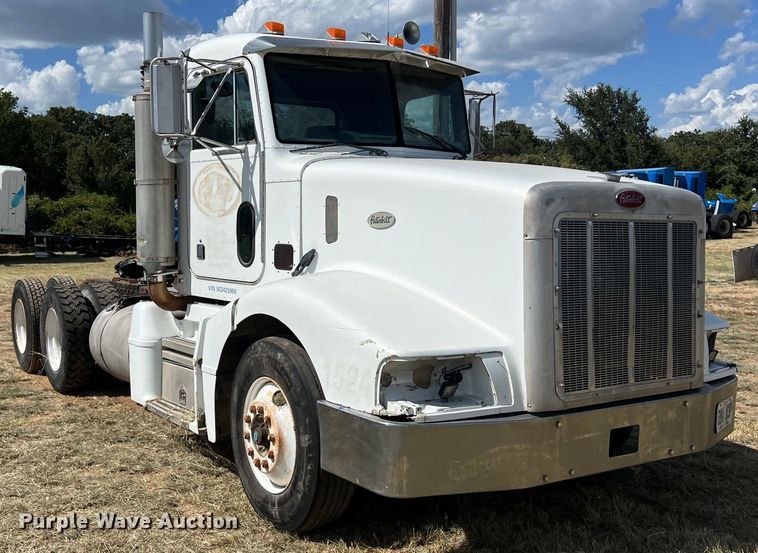 image for item EJ2932 1998 Peterbilt  377 semi truck