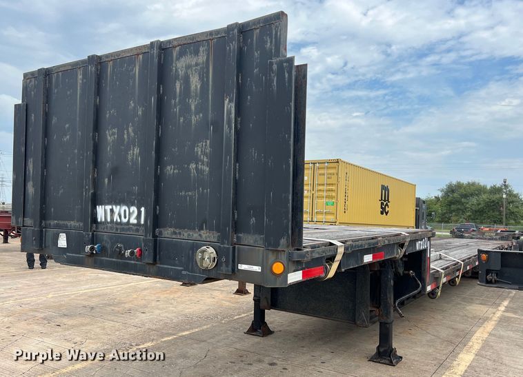 image for item EJ2939 1997 Fontaine THDFTT-5-4866AW drop deck trailer