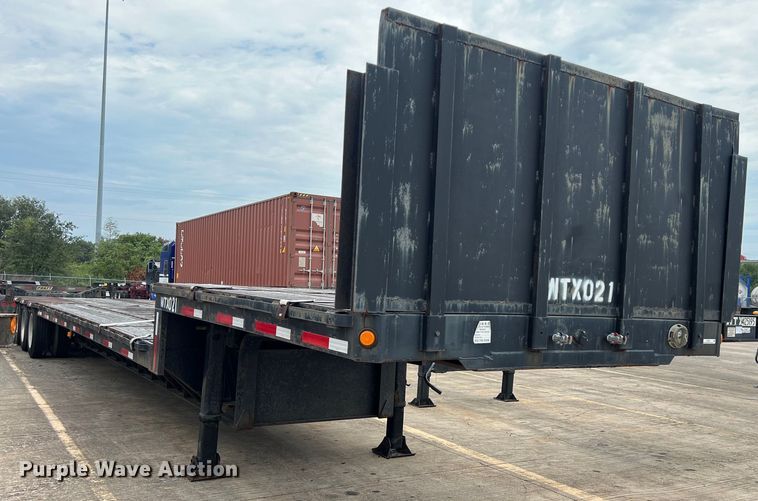 image for item EJ2939 1997 Fontaine THDFTT-5-4866AW drop deck trailer