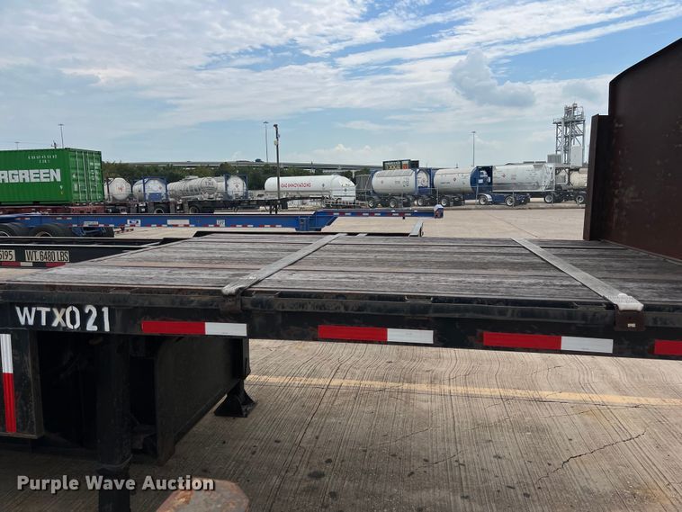 image for item EJ2939 1997 Fontaine THDFTT-5-4866AW drop deck trailer