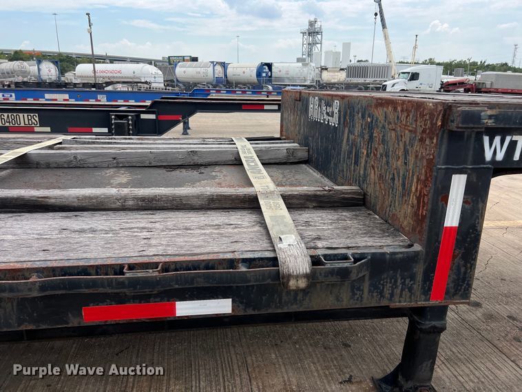 image for item EJ2939 1997 Fontaine THDFTT-5-4866AW drop deck trailer