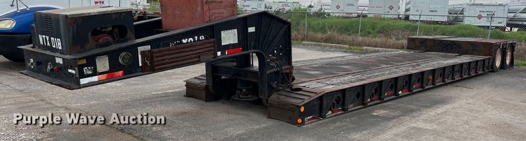 image for item EJ2940 1997 Fontaine TDDHRGT-5-4869AWK lowboy equipment trailer