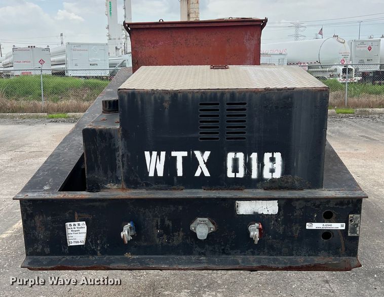 image for item EJ2940 1997 Fontaine TDDHRGT-5-4869AWK lowboy equipment trailer