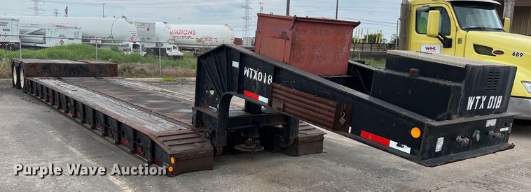 image for item EJ2940 1997 Fontaine TDDHRGT-5-4869AWK lowboy equipment trailer