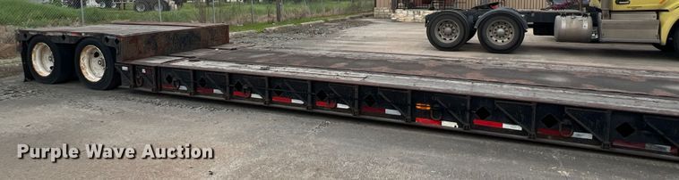 image for item EJ2940 1997 Fontaine TDDHRGT-5-4869AWK lowboy equipment trailer