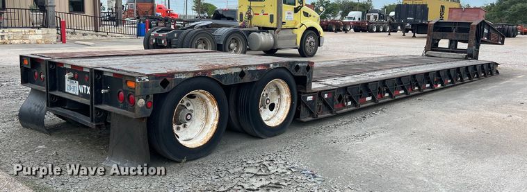 image for item EJ2940 1997 Fontaine TDDHRGT-5-4869AWK lowboy equipment trailer