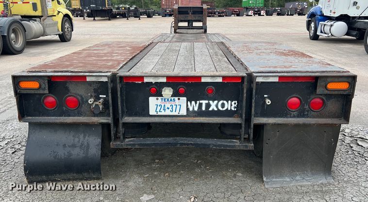 image for item EJ2940 1997 Fontaine TDDHRGT-5-4869AWK lowboy equipment trailer