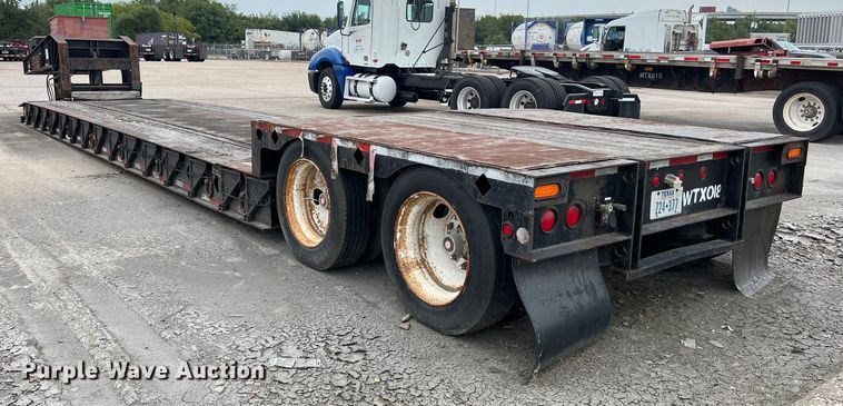 image for item EJ2940 1997 Fontaine TDDHRGT-5-4869AWK lowboy equipment trailer