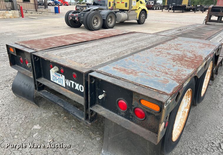 image for item EJ2940 1997 Fontaine TDDHRGT-5-4869AWK lowboy equipment trailer