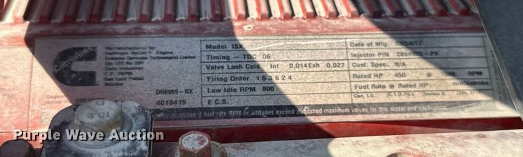 image for item EJ7223 2013 Kenworth  T800 semi truck