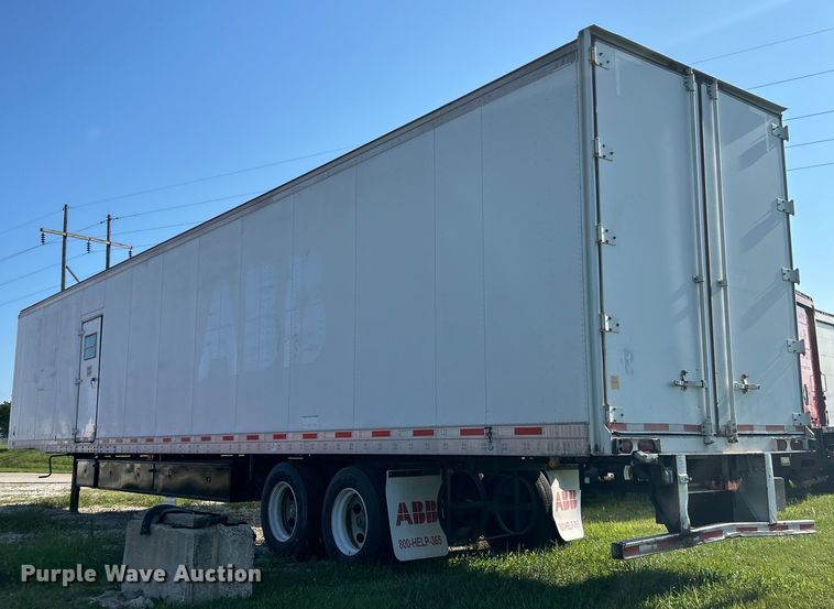 image for item EK3060 1999 Fruehuaf  dry van office trailer