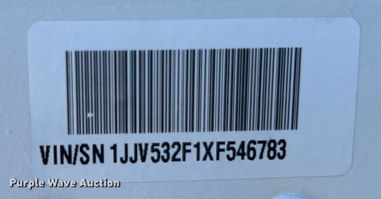 image for item EK3060 1999 Fruehuaf  dry van office trailer