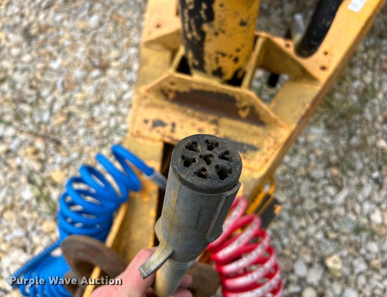 image for item EK3219 1977 Miller OT tilt deck equipment trailer