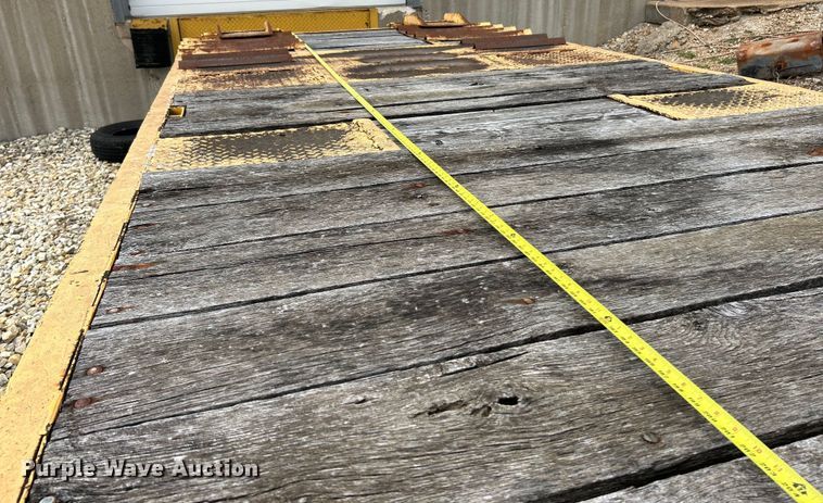 image for item EK3219 1977 Miller OT tilt deck equipment trailer