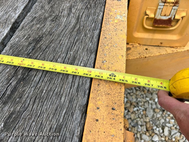 image for item EK3219 1977 Miller OT tilt deck equipment trailer