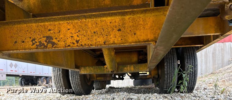 image for item EK3219 1977 Miller OT tilt deck equipment trailer