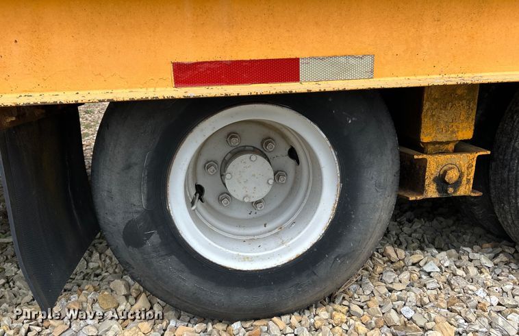 image for item EK3219 1977 Miller OT tilt deck equipment trailer