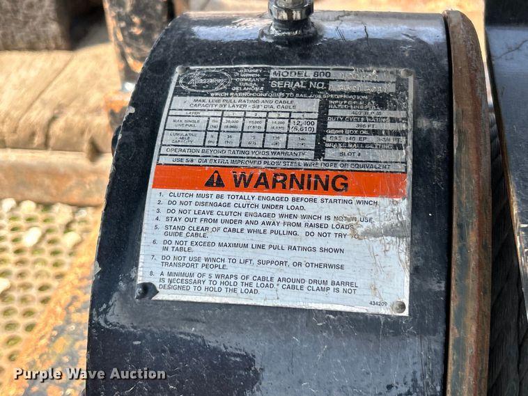 image for item EK3228 Jerr-Dan 815TRBLP-W rollback bed