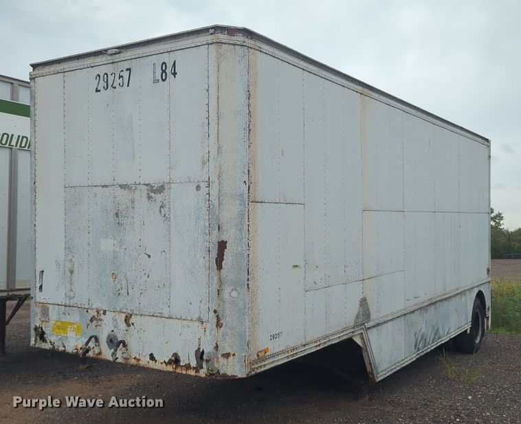 image for item EQ2076 1968 Kentucky trailer  dry van trailer